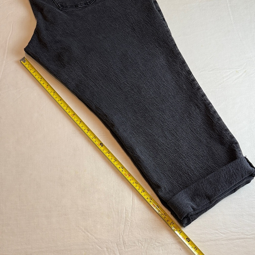 Madewell Women's Charcoal Curvy Perfect Vintage Straight Jeans Size 33 - Picture 12 of 14